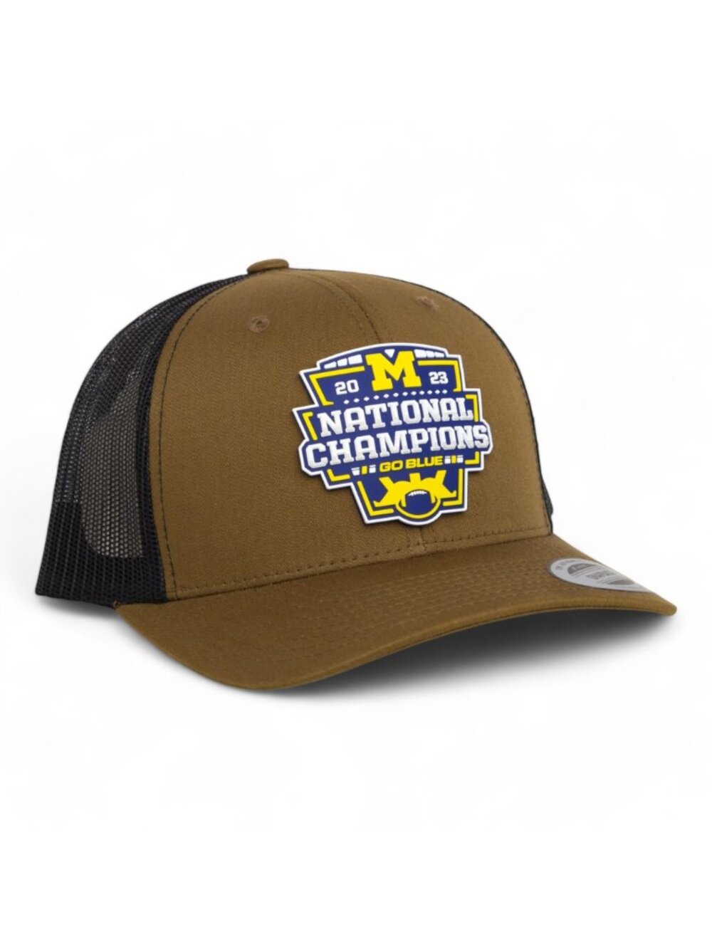 Michigan Wolverines 2023 College Football National Champions 3D YP Trucker Hat